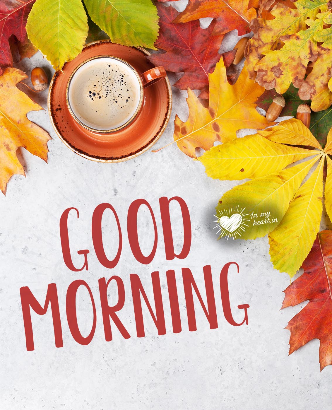 Good Morning (fall image and coffee) Good Morning (fall image and coffee)