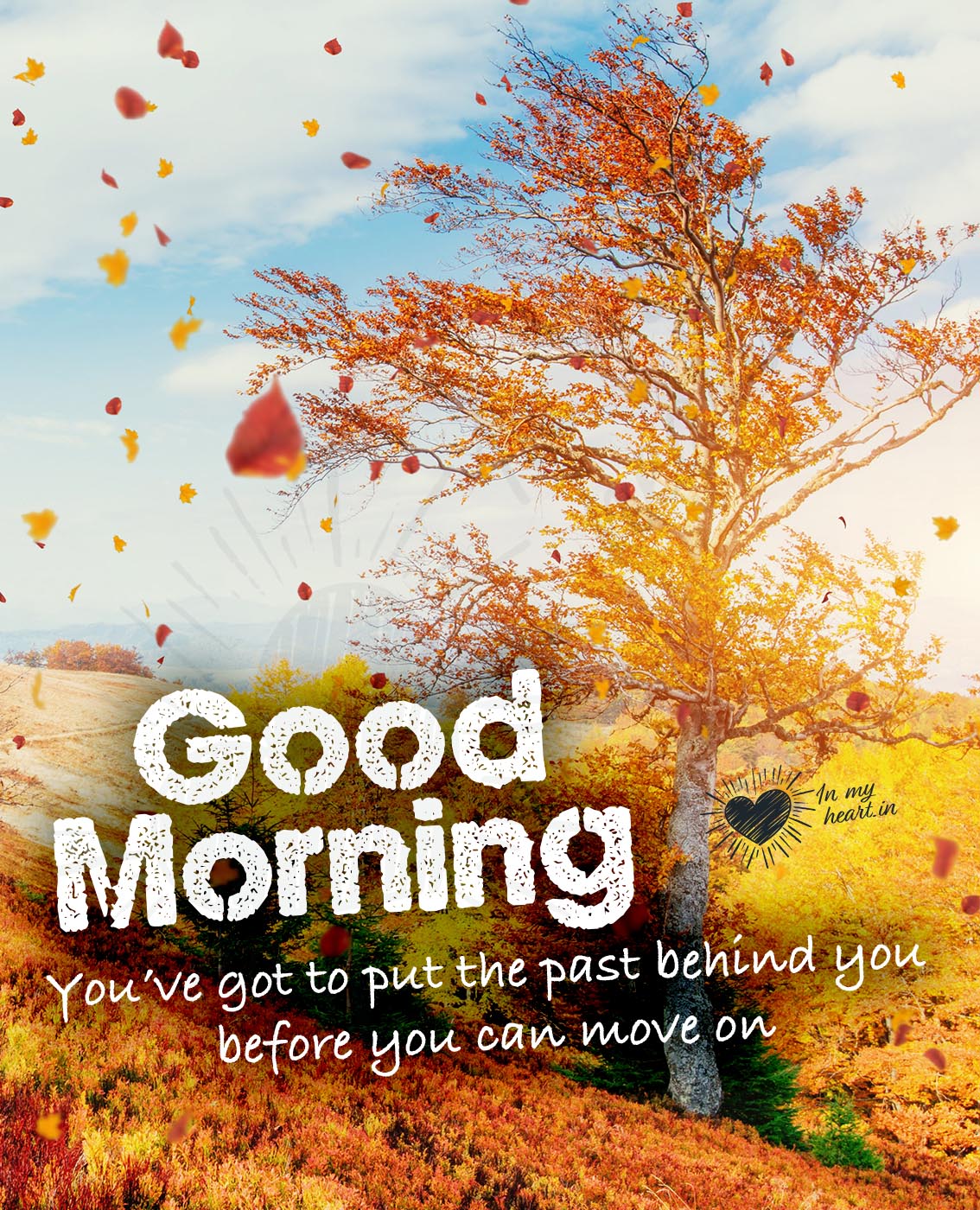 You’ve got to put the past behind you before you can move on You’ve got to put the past behind you before you can move on