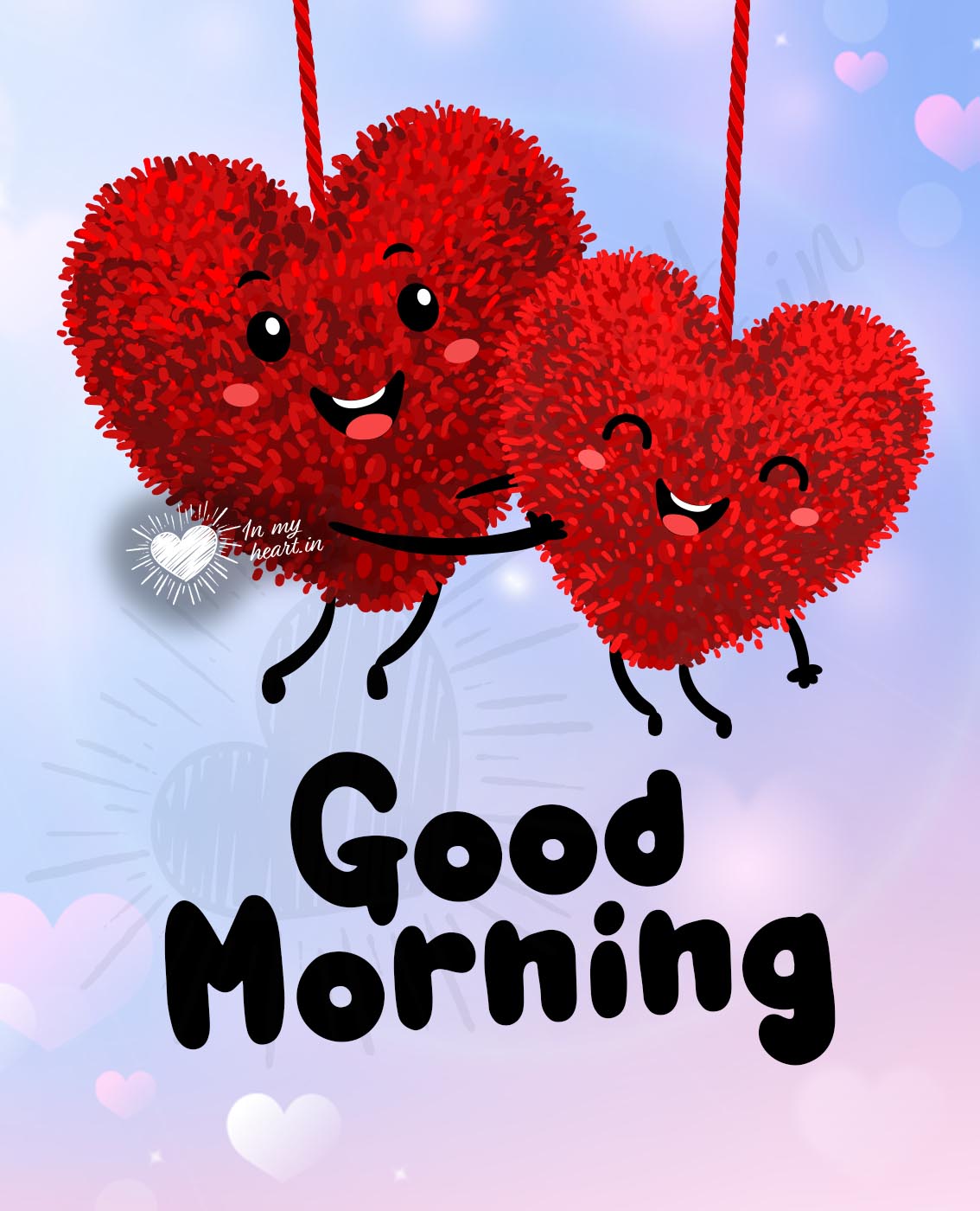 Good Morning with hearts Good Morning with hearts