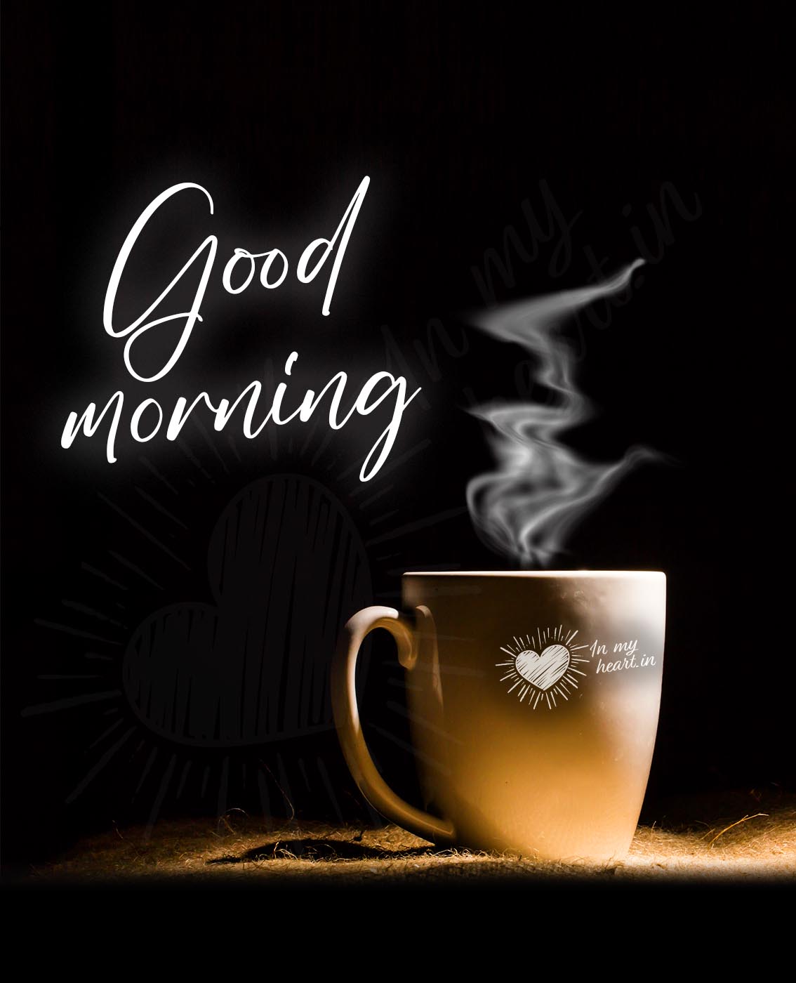 Good morning with hot espresso Good morning with hot espresso