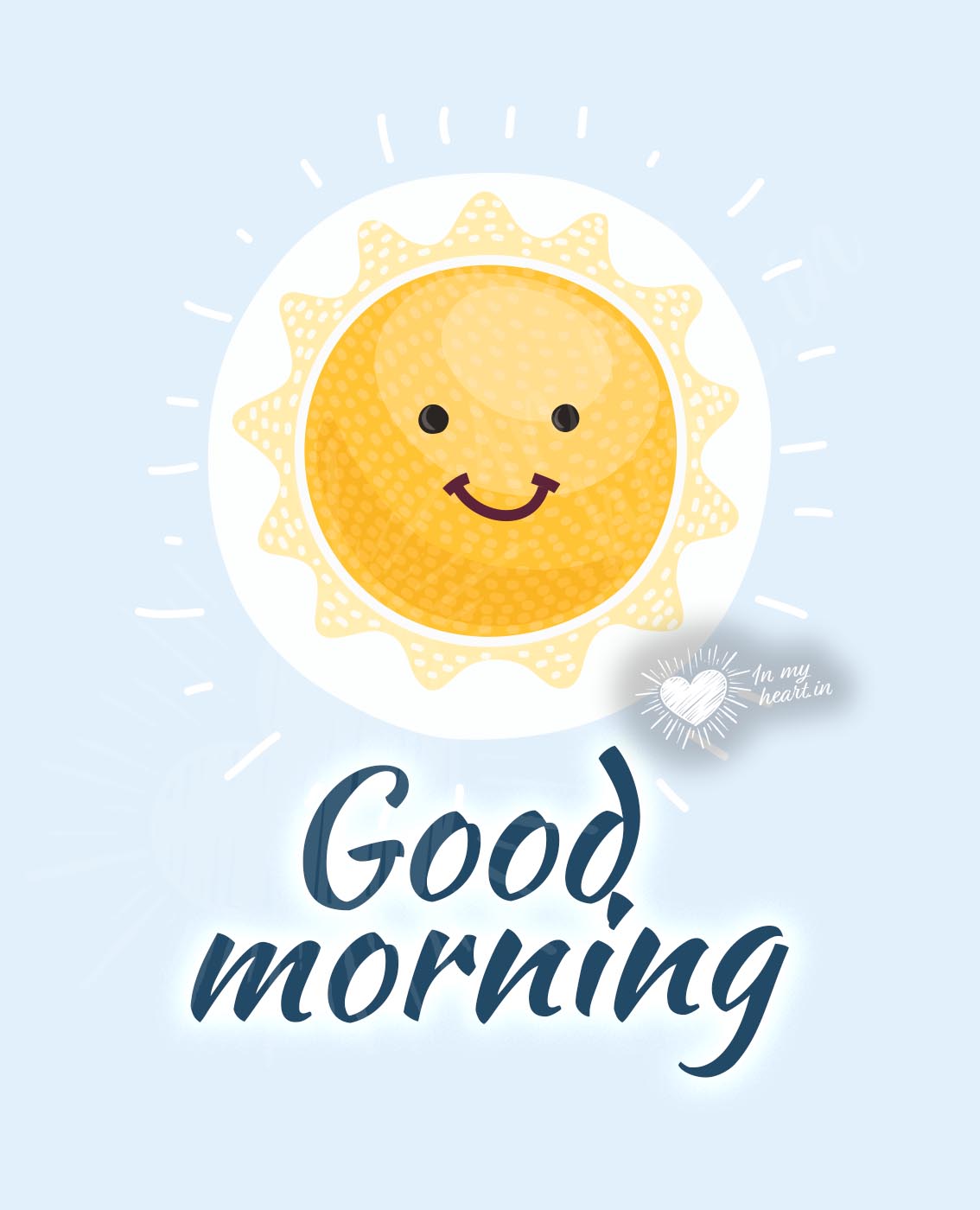 Special good morning image with sun Special good morning image with sun