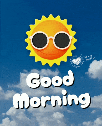 Good morning GIF with sun Good morning GIF with sun