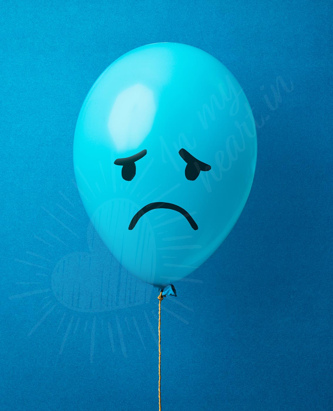 Sad DP with blue balloon Sad DP with blue balloon