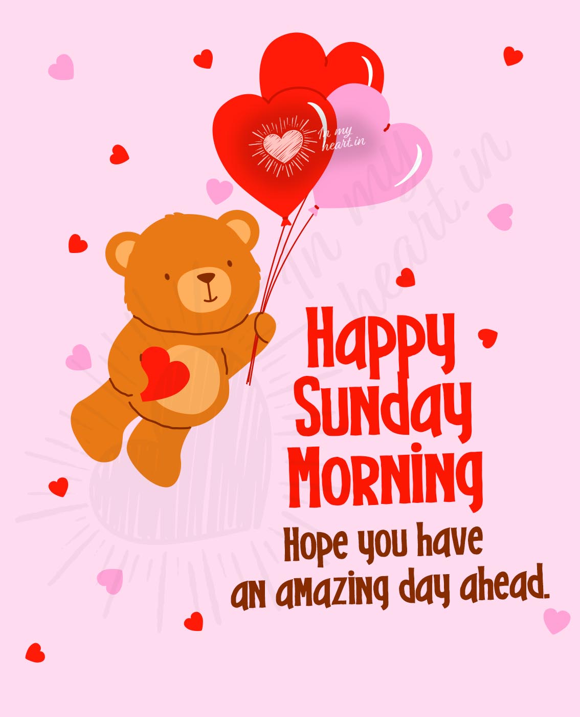Happy Sunday morning. Hope you have an amazing day ahead Happy Sunday morning. Hope you have an amazing day ahead