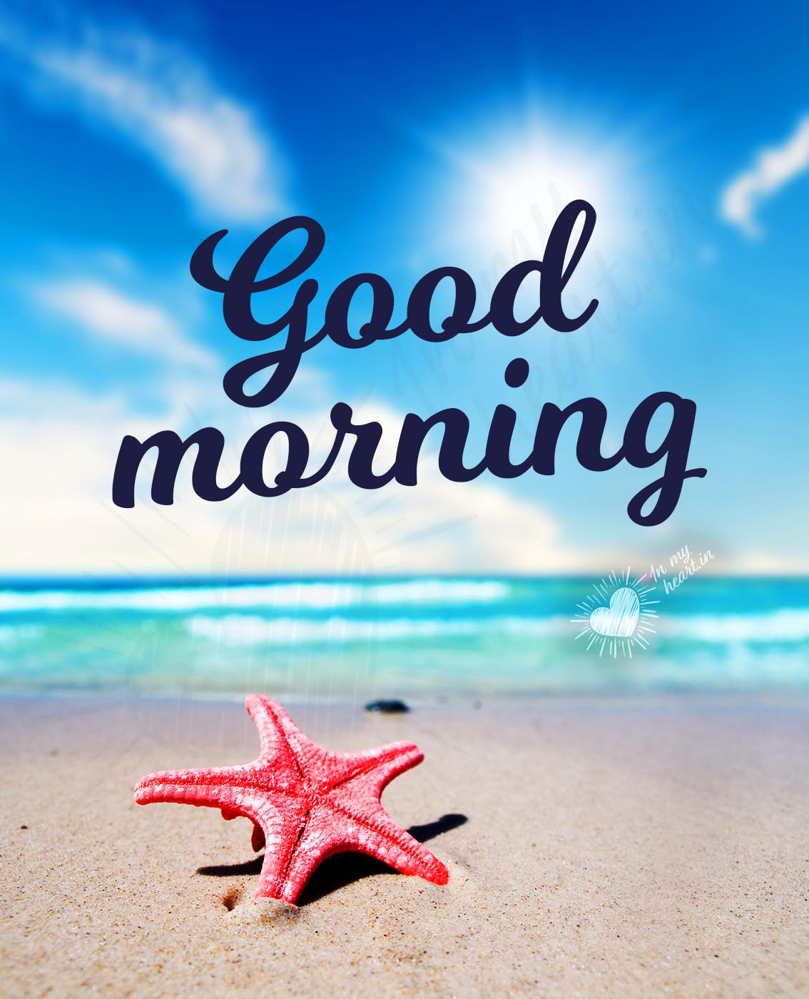 Good morning with sea image Good morning with sea image