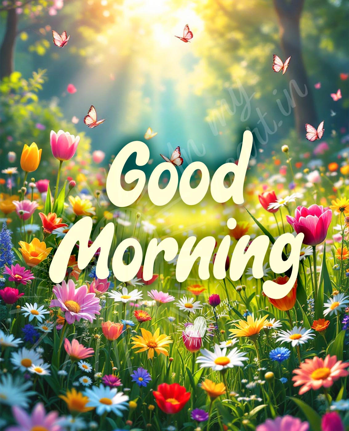 Uplifting Good morning image with flower Uplifting Good morning image with flower